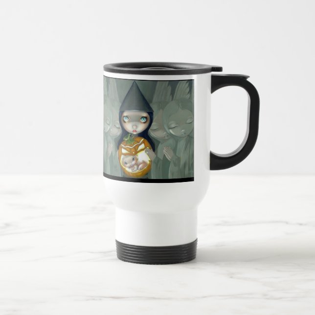 "Geboren von einem Kürbis" Tasse (Rechts)