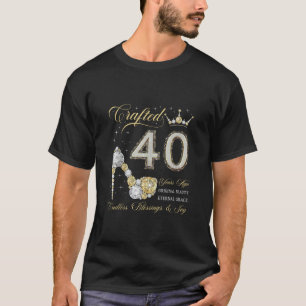 Geboren vor 40 Jahren 40. Geburtstag 40 Jahre alt T-Shirt