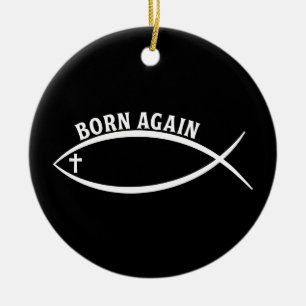 Geboren wieder keramik ornament