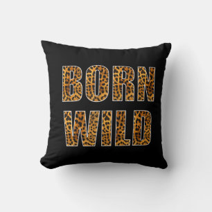 Geboren Wild Cheetah Tiger Lion Animal Print Leopa Kissen