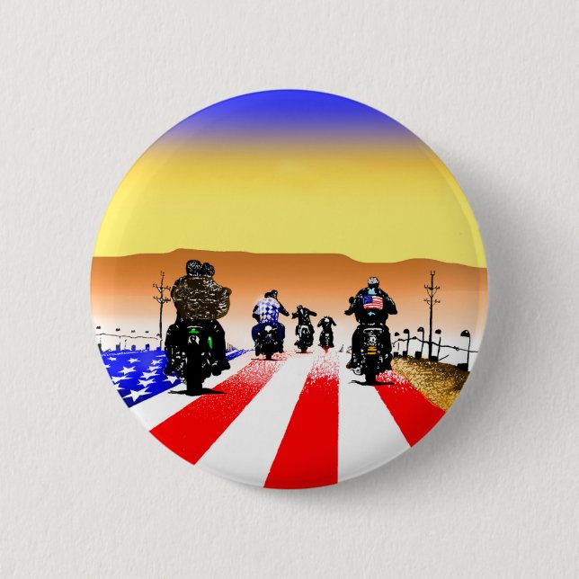 GEBOREN, WILDE FARBE ZU SEIN BUTTON (Vorderseite)