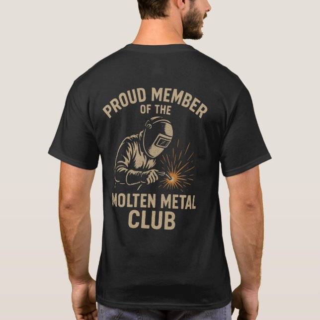 Geboren zu Burn Welders Club T-Shirt (Rückseite)
