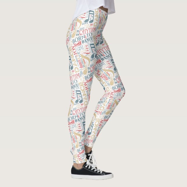 Geboren zu Dance Blue ID277 Leggings (Rechts)