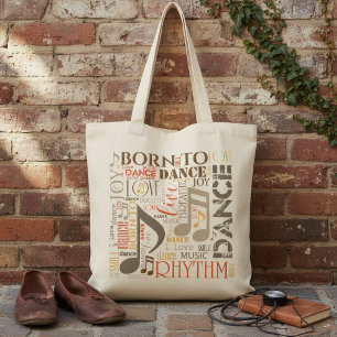 Geboren zu Dance Brown ID277 Tragetasche