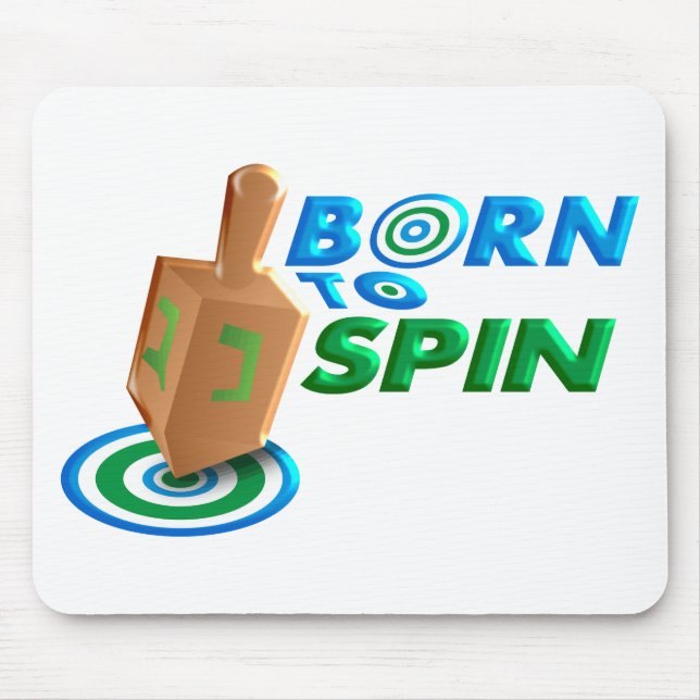 Geboren zu drehen mousepad (Vorne)