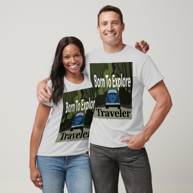 Geboren zu entdecken Road Trip T-Shirt (Unisex)
