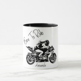 Geboren zu fahren Personalisierter Name Tasse