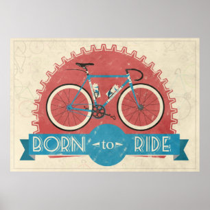 Geboren zu fahren poster