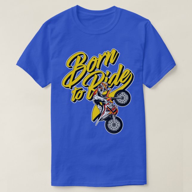 Geboren zu fahren T-Shirt (Design vorne)