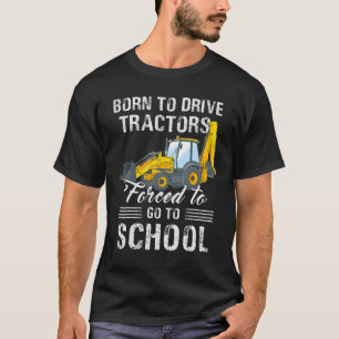 Geboren zu Fahrern, die zur Schule gezwungen sind T-Shirt