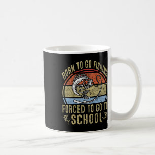 Geboren zu gehen Fischen gezwungen, um zur Schule Kaffeetasse
