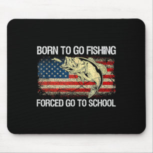 Geboren zu gehen Fischen gezwungen, um zur Schule  Mousepad