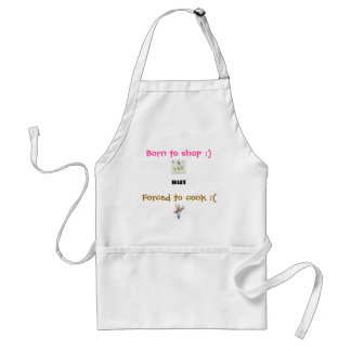 Geboren zu kaufen:) aber gezwungen, um zu kochen: schürze