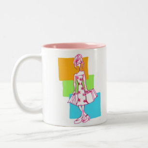 Geboren zu kaufen, zu kaufen und ZU KAUFEN Zweifarbige Tasse