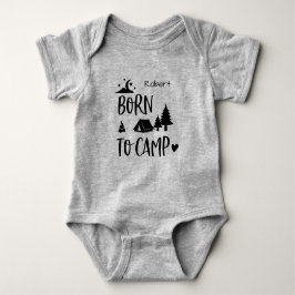 Geboren zu Lager Personalisiert Baby Strampler