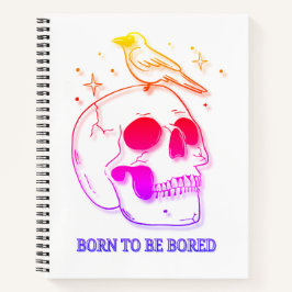 Geboren zu langweilig notizbuch