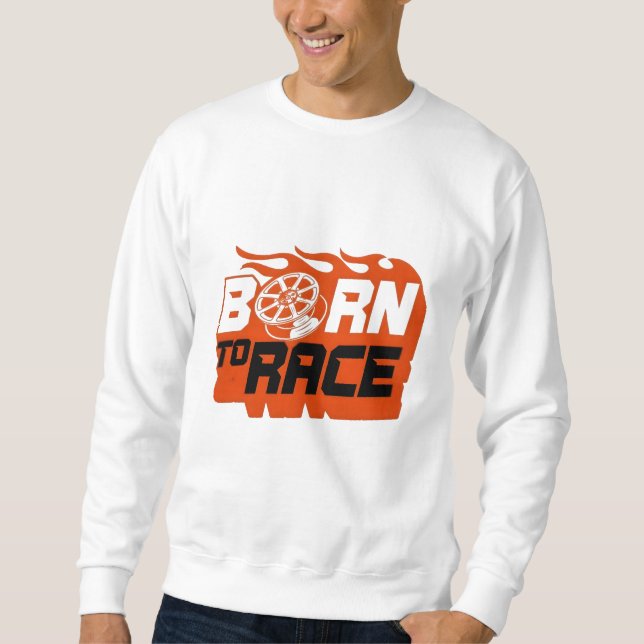 Geboren zu Race - Fiery Wheel T - Shirt (Vorderseite)