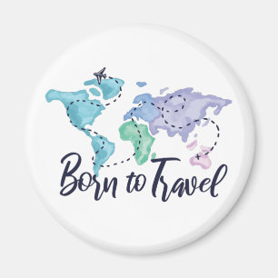 Geboren zu reisen magnet