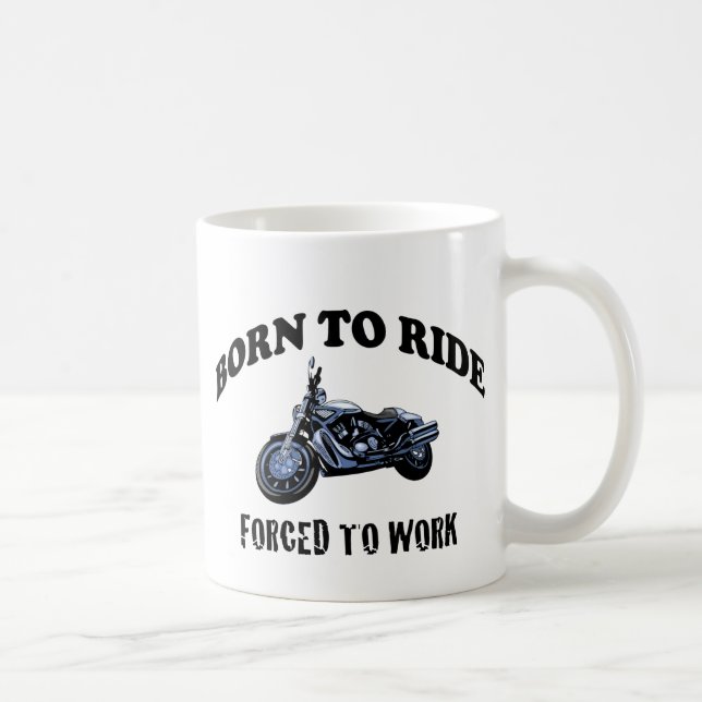 GEBOREN ZU REITEN KAFFEETASSE (Rechts)