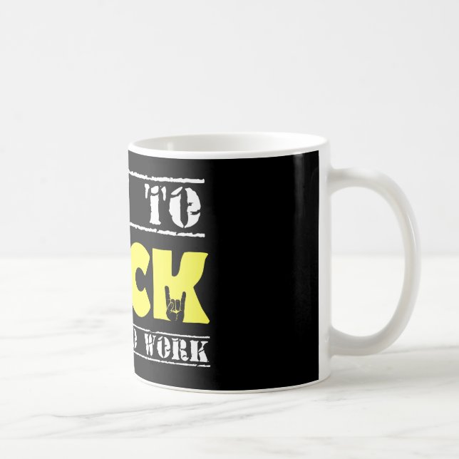 Geboren-zu-Rock Kaffeetasse (Rechts)