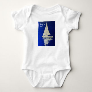 Geboren zu Sail Baby Geschenk. Baby Strampler