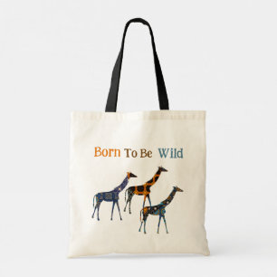 Geboren zu sein Giraffe Tote Bag Tragetasche