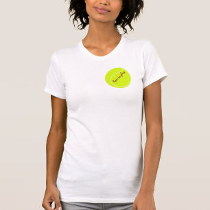 Geboren zu spielen, mit Tennisball T-Shirt