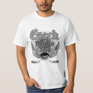 Geboren zu spielen (Tscheche) T-Shirt