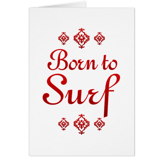 GEBOREN ZU SURFEN (Vorne)