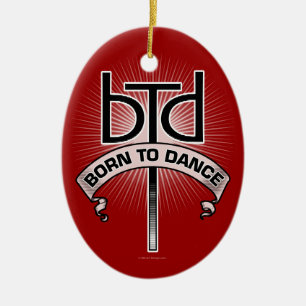 Geboren zu tanzen (Basic) Keramik Ornament