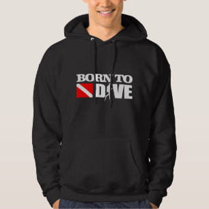 Geboren zu tauchen (DF) Hoodie