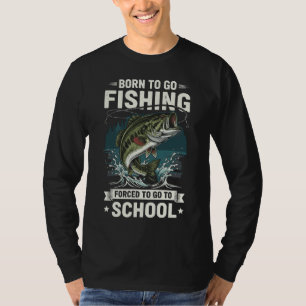 Geboren zum Fisch - zum Schulkäfer gezwungen T-Shirt