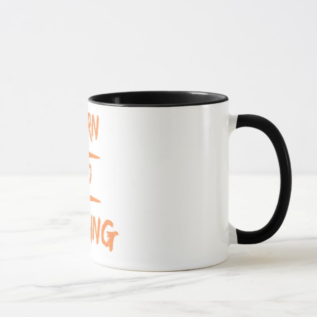 geboren zum Fischfang Tasse (Rechts)