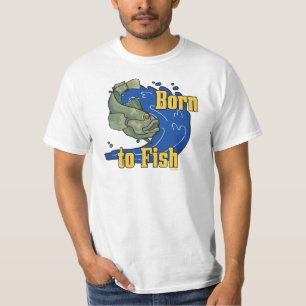 Geboren zum Fish Fishing-Thirt T-Shirt