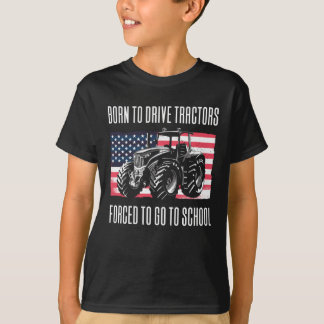 Geboren zum Führen von Zugmaschinen T-Shirt