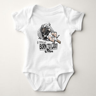 Geboren zum LaX Lacrosse-Gang Baby Strampler