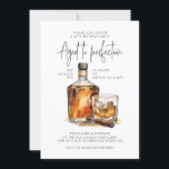 Geboren zum Perfection Whiskey & Cigar Männer zum  Einladung<br><div class="desc">Sind Sie bereit, einen Meilenstein im Leben eines wahren Whisky-Enthusiasten zu feiern? Schauen Sie nicht weiter als unsere "Aged to Perfection Whiskey Male Birthday Einladung"! Diese sorgfältig gestaltete Einladung verbindet den Charme des Vintagen Whiskeys perfekt mit der Freude an einem Geburtstag und macht ihn zu einer idealen Wahl für einen...</div>