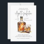 Geboren zum Perfection Whiskey & Cigar Männer zum  Einladung<br><div class="desc">Sind Sie bereit, einen Meilenstein im Leben eines wahren Whisky-Enthusiasten zu feiern? Schauen Sie nicht weiter als unsere "Aged to Perfection Whiskey Male Birthday Einladung"! Diese sorgfältig gestaltete Einladung verbindet den Charme des Vintagen Whiskeys perfekt mit der Freude an einem Geburtstag und macht ihn zu einer idealen Wahl für einen...</div>