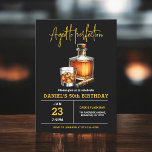 Geboren zum Perfection Whisky Zigarre 50. Geburtst Einladung<br><div class="desc">Heben Sie ein Glas, um stilvoll zu feiern mit diesem Erwachsenen Whiskey Bourbon Birthday Party Einladung. Mit einem rustikalen und dennoch raffinierten Design, das von klassischen Whisky-Labels inspiriert wird, ist diese Einladung perfekt für Liebhaber von edlen Spirituosen. Mit mutiger Typografie und reichen, erdigen Tönen Set es die Stimmung für eine...</div>