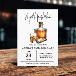 Geboren zum Perfection Whisky Zigarre 50. Geburtst Einladung<br><div class="desc">Heben Sie ein Glas, um stilvoll zu feiern mit diesem Erwachsenen Whiskey Bourbon Birthday Party Einladung. Mit einem rustikalen und dennoch raffinierten Design, das von klassischen Whisky-Labels inspiriert wird, ist diese Einladung perfekt für Liebhaber von edlen Spirituosen. Mit mutiger Typografie und reichen, erdigen Tönen Set es die Stimmung für eine...</div>