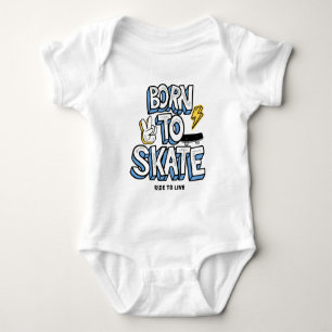 Geboren zum Skate Baby Strampler