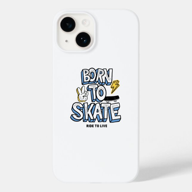 Geboren zum Skate Case-Mate iPhone 14 Hülle (Rückseite)