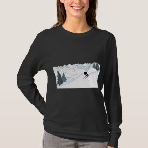 Geboren zum Ski-Resort Wintersport T-Shirt