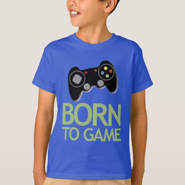 Geboren zum Spiel T-Shirt (Vorderseite)