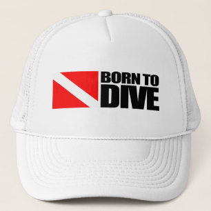 Geboren zum Tauchen Truckerkappe