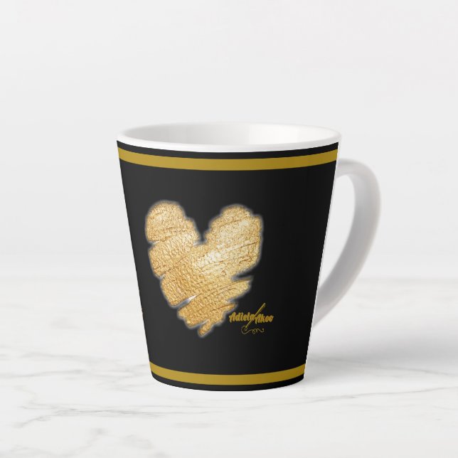 Geboren zur Tasse Shine Latte (Rechte Ecke)