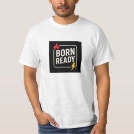 Geborene Fertigstellung von Vertrauensstipografie  T-Shirt