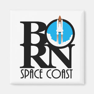GEBORENE Floridas Weltraumküste Magnet