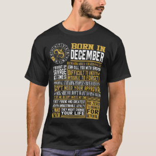 Geborene im Dezember Tatsachen T-Shirt