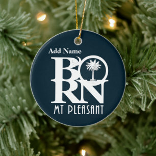 GEBORENE Mt angenehm anpassbar Keramik Ornament